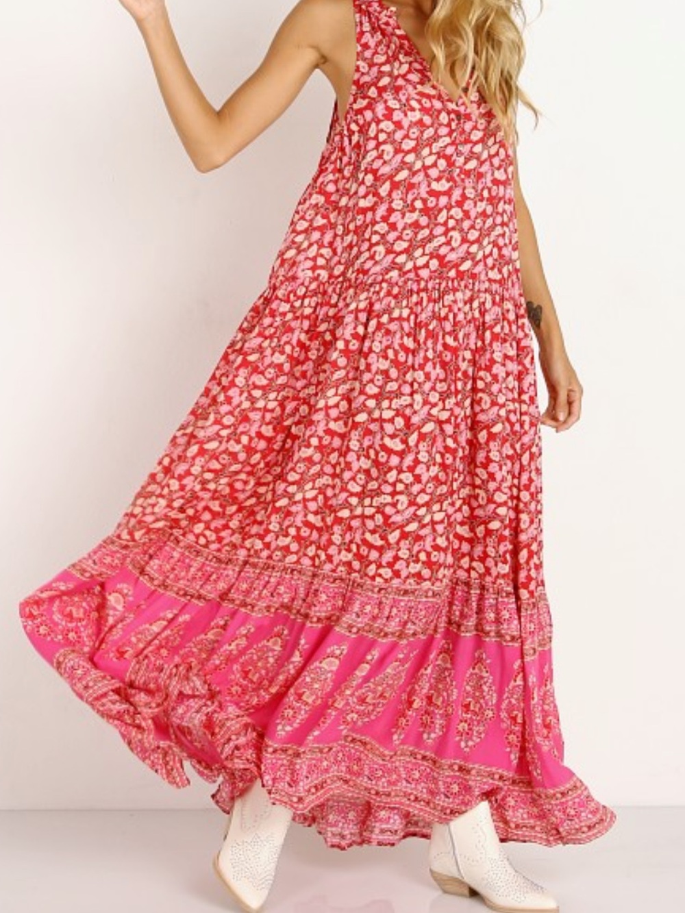 Spell maxi dress like new M